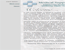 Tablet Screenshot of medicalsupplychain.com